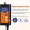 Ipower 48" x 20" Warm Hydroponic Seedling Heat Mat and Orange Digital Thermostat Control GLHTMTCTRLCHTMTL - alternate 6